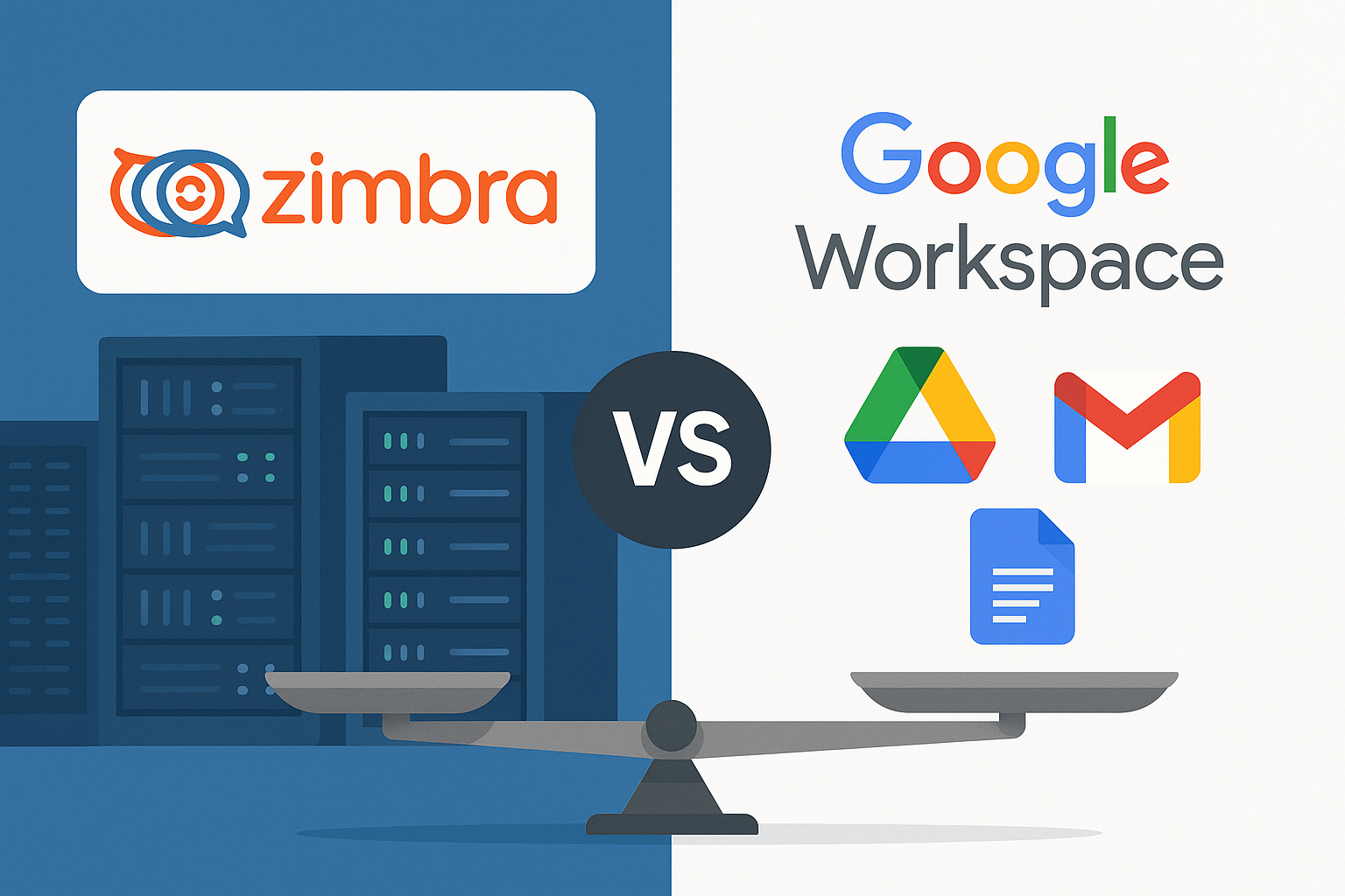 Zimbra Hosting mi, Google Workspace mi?