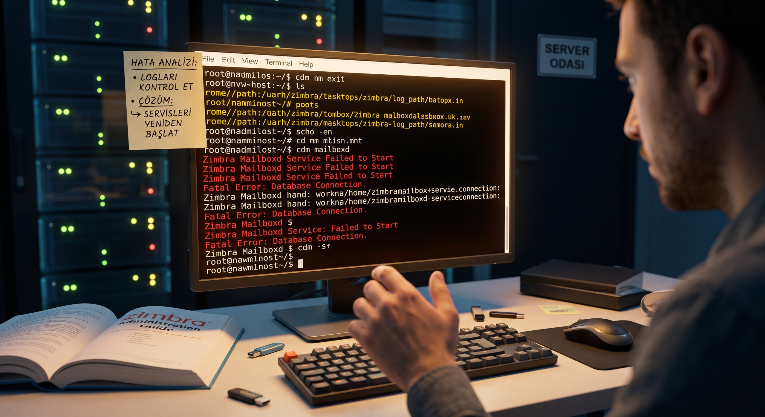 Zimbra Mailboxd Neden Başlamaz? CLI ile Hata Analizi ve Çözüm Adımları